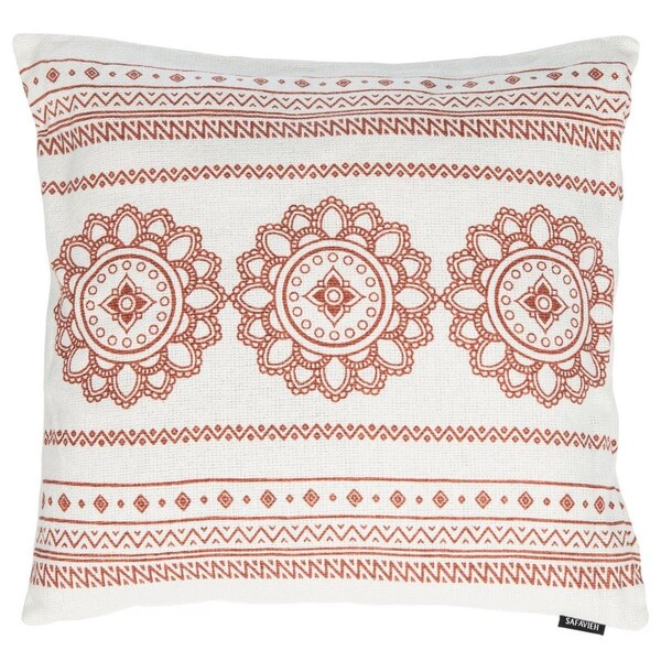 Safavieh 20 x 20 in. Zarra Throw Pillows, Off-white - PLS3502A-2020