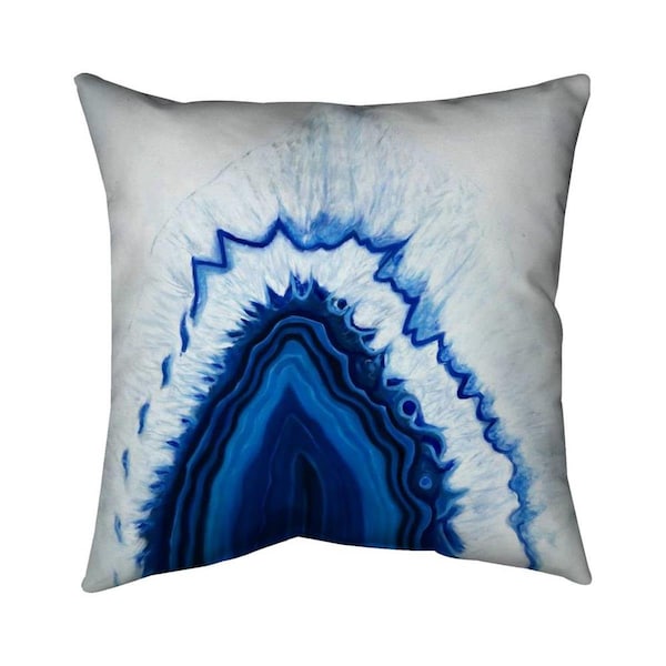 Fondo 20 x 20 in. Agate Geode Slice-Double Sided Print Indoor Pillow - FO2774065
