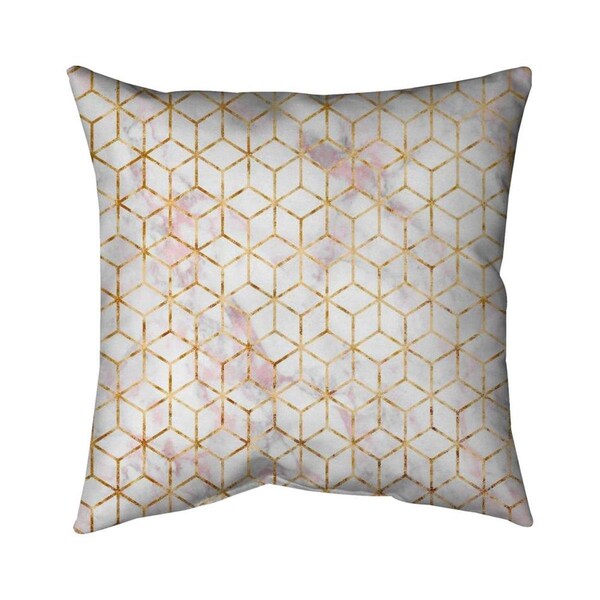 Begin Home Decor 26 x 26 in. Symmetry-Double Sided Print Indoor Pillow - 5541-2626-PA1-1