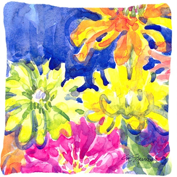 Carolines Treasures Flower Decorative Indoor & Outdoor Fabric Pillow - CA75151