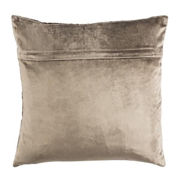 Safavieh 20 x 20 in. Edmee Metallic Pillow, Brown - PLS881C-2020