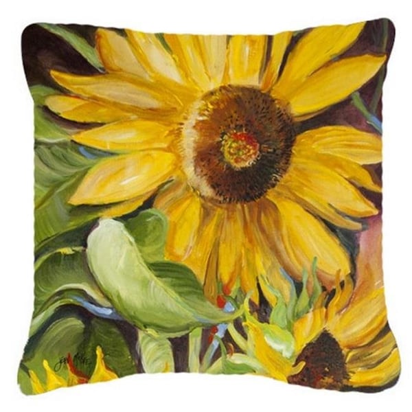 Carolines Treasures Carolines Treasures JMK1265PW1414 Sunflowers Canvas Fabric Decorative Pillow - JMK1265PW1414