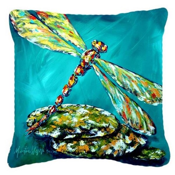 Jensendistributionservices Insect - Dragonfly Matin Canvas Fabric Decorative Pillow - MI892641