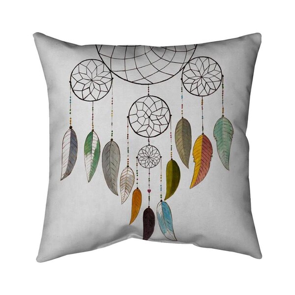 Fondo 26 x 26 in. Dreamcatcher-Double Sided Print Indoor Pillow - FO2777019