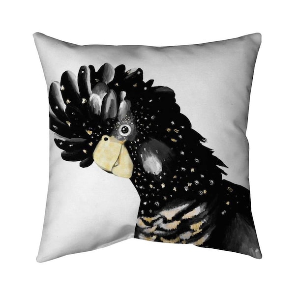 Fondo 26 x 26 in. Cockatoo Parrot-Double Sided Print Indoor Pillow - FO2772622
