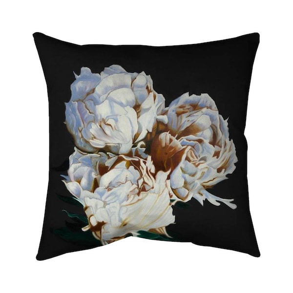 Fondo 20 x 20 in. Blooming Peonies-Double Sided Print Indoor Pillow - FO2772167