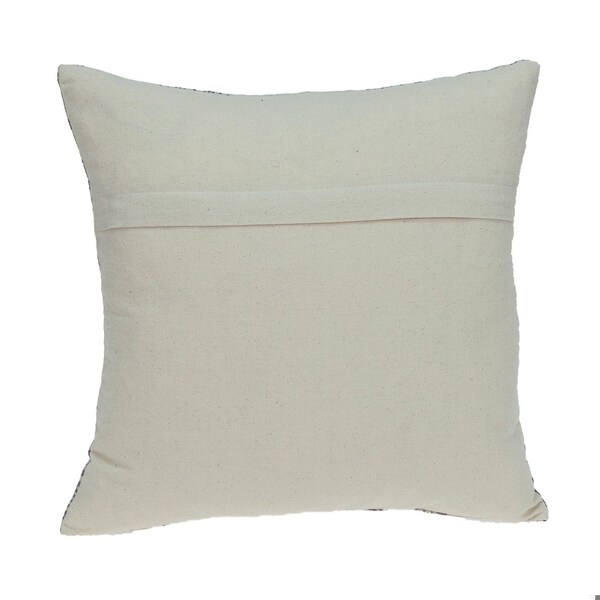 Homeroots 16 x 16 x 5 in. Gray Aztec Design Throw Pillow - 383091