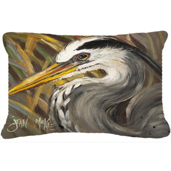 Micasa Blue Heron Canvas Fabric Decorative Pillow - MI714209