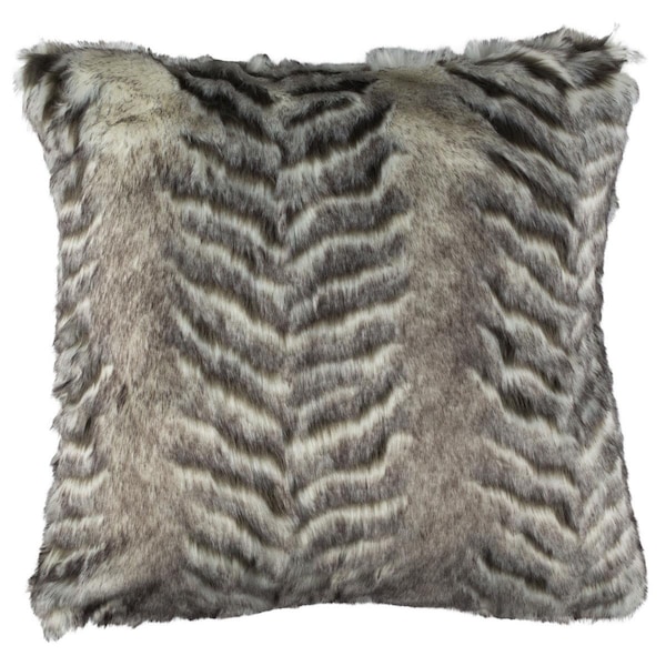 Safavieh 20 x 20 in. Adalet Fur Throw Pillows with Poly Insert - PLS782A-2020