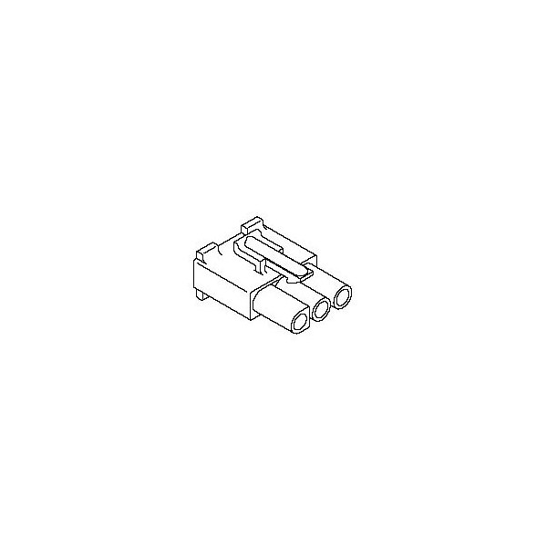 Molex 3CKT 2.36MM REC HOUSING 319103R1 - 39-03-6034