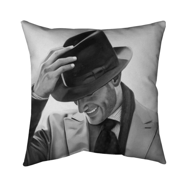 Fondo 26 x 26 in. Well-Dressed Man-Double Sided Print Indoor Pillow - FO2772473