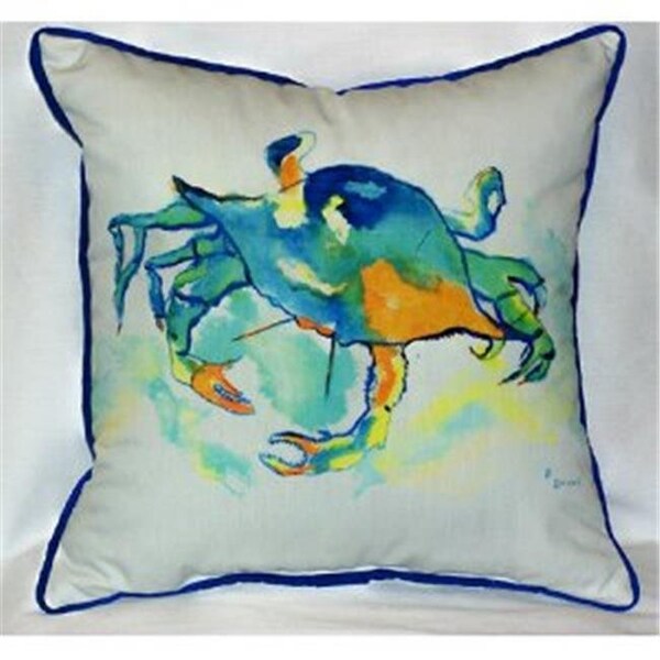 Betsy Drake Betsy Drake ZP107 Orange Crab Indoor & Outdoor Throw Pillow; 22 x 22 in. - ZP107