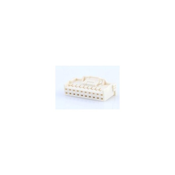 Molex 2.0 W/B Dual Grid Rcpt Hsg 20Ckt Beige - 501646-2000
