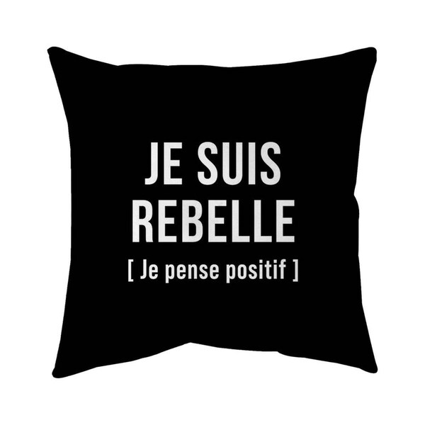 Begin Home Decor 20 x 20 in. I am Rebellious-Double Sided Print Indoor Pillow - 5541-2020-QU49