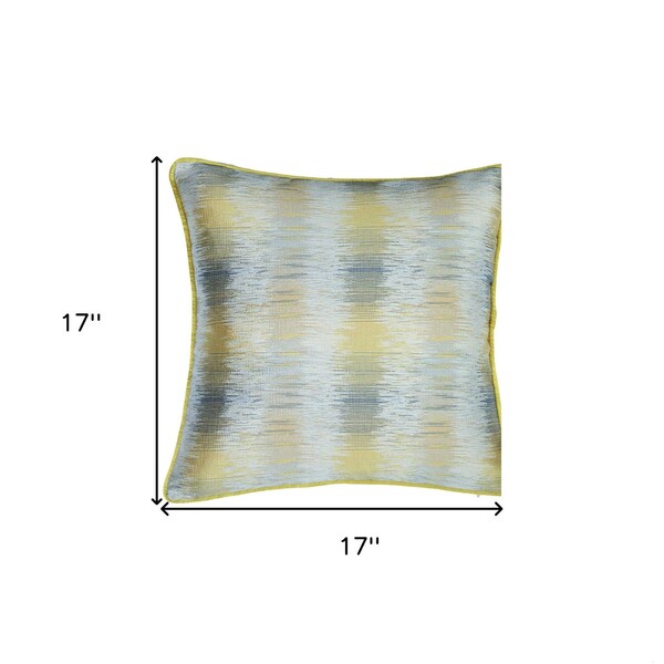 Homeroots Jacquard Blurry Decorative Throw Pillow CoverMulti Color 17 x 17 in. - 355622