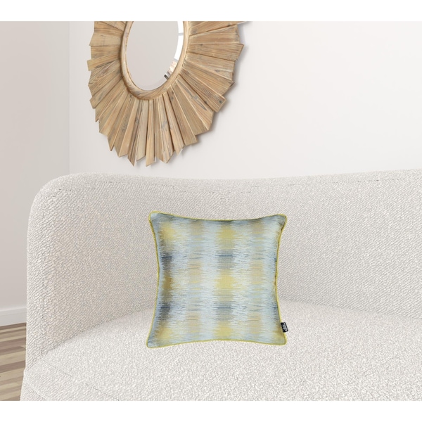 Homeroots Jacquard Blurry Decorative Throw Pillow CoverMulti Color 17 x 17 in. - 355622