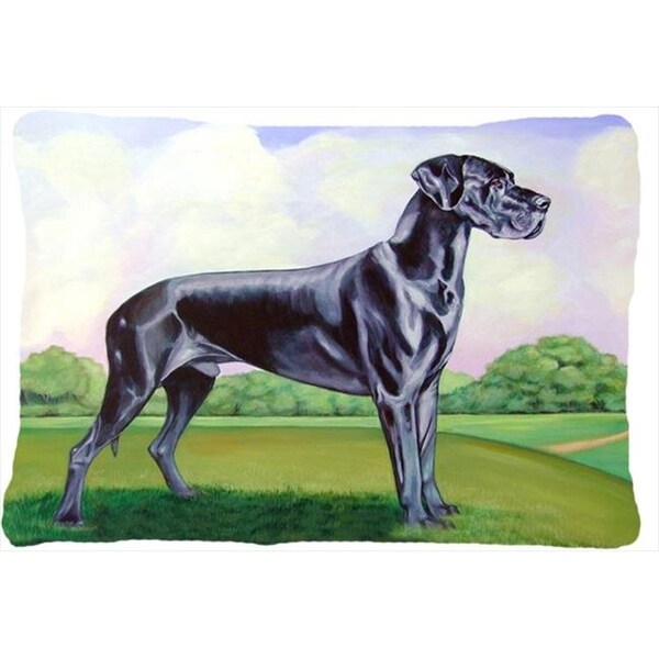 Carolines Treasures Carolines Treasures 7245PW1216 12 x 16 in. Great Dane Decorative Indoor & Outdoor Fabric Pillow - 7245PW1216
