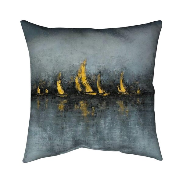 Begin Home Decor 26 x 26 in. Set Sail-Double Sided Print Indoor Pillow - 5541-2626-CO159