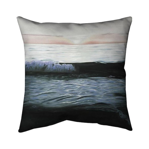 Begin Home Decor 20 x 20 in. Desaturated Sunset-Double Sided Print Indoor Pillow - 5541-2020-CO149