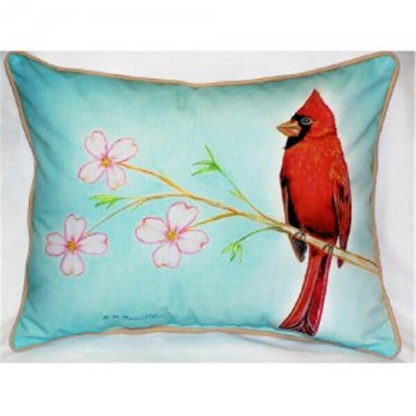 Betsy Drake Dicks Cardinal Throw Pillow- 16 x 20 in. - HJ470