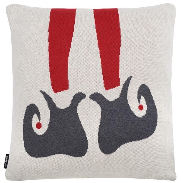 Safavieh Santas Helper Pillow, Red & Beige - HOL3016A-1818