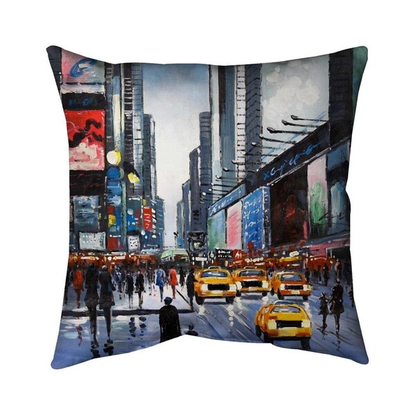 Begin Home Decor 20 x 20 in. Peak Hour-Double Sided Print Indoor Pillow - 5541-2020-CI223