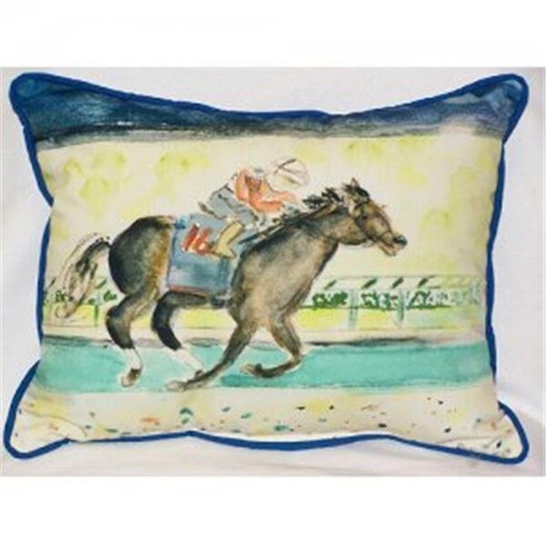 Betsy Drake Betsy Drake HJ109 Derby Winner Indoor & Outdoor Throw Pillow; 16 x 20 in. - HJ109
