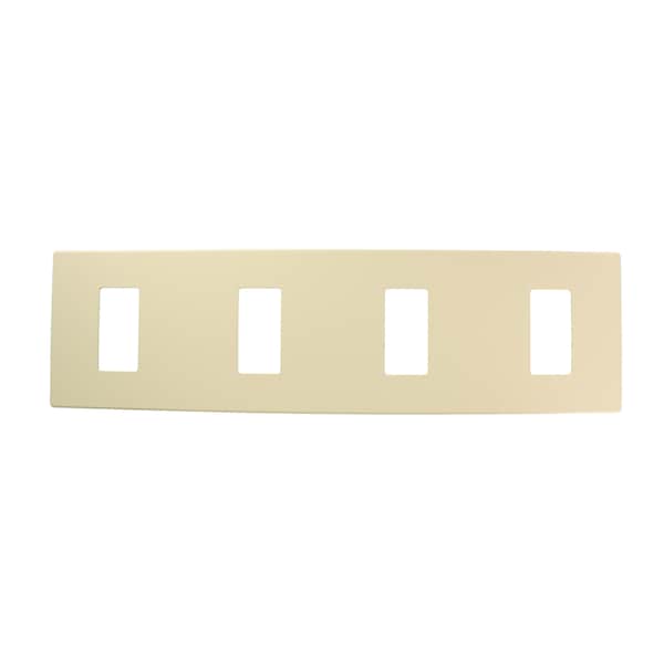 Leviton Dimmer Switch Renii Plate-0N4Wfin-Ivr - AWP0F-4I