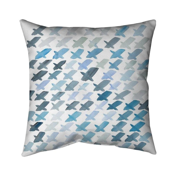 Fondo 26 x 26 in. X Pattern-Double Sided Print Indoor Pillow - FO3333145