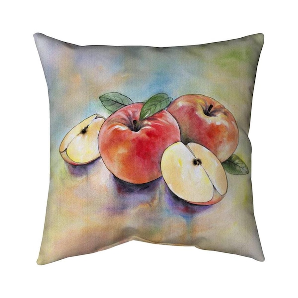 Begin Home Decor 20 x 20 in. Apple Harvest-Double Sided Print Indoor Pillow - 5541-2020-GA71