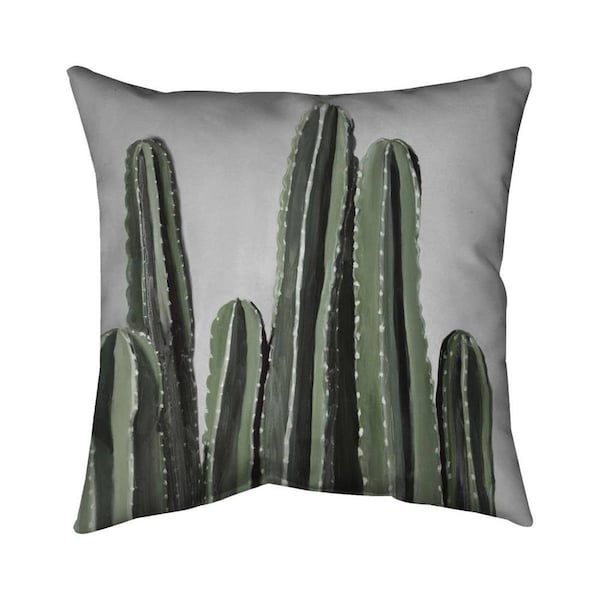 Fondo 26 x 26 in. Desert Candle Cactus-Double Sided Print Indoor Pillow - FO2792797