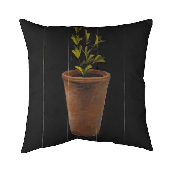 Fondo 20 x 20 in. Plant of Marjolaine-Double Sided Print Indoor Pillow - FO2796898