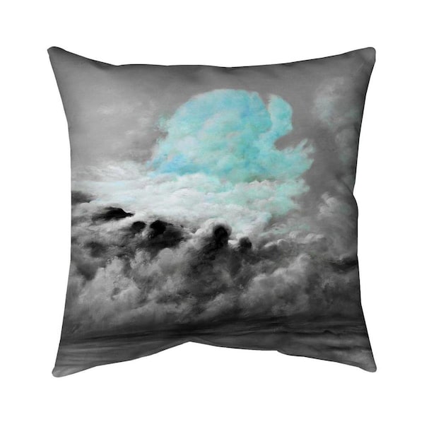Fondo 20 x 20 in. Blue Clouds-Double Sided Print Indoor Pillow - FO2795713
