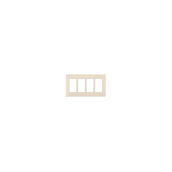 Leviton WALLPLATES RENU 4 GANG WLPLT GOLD COAST WHITE - REWP4-GC