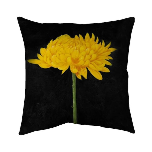 Fondo 26 x 26 in. Chrysanthemum-Double Sided Print Indoor Pillow - FO2792909