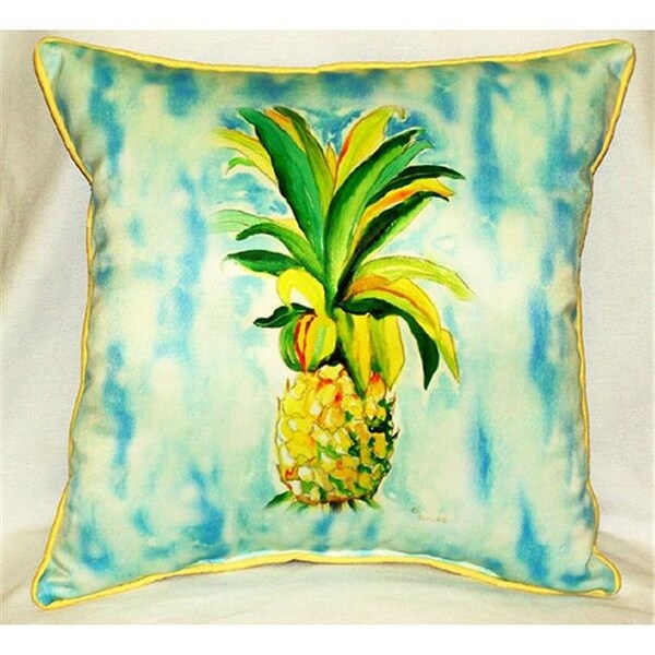 Betsy Drake Betsy Drake HJ400 Pineapple Art Only Pillow 18x18 - HJ400