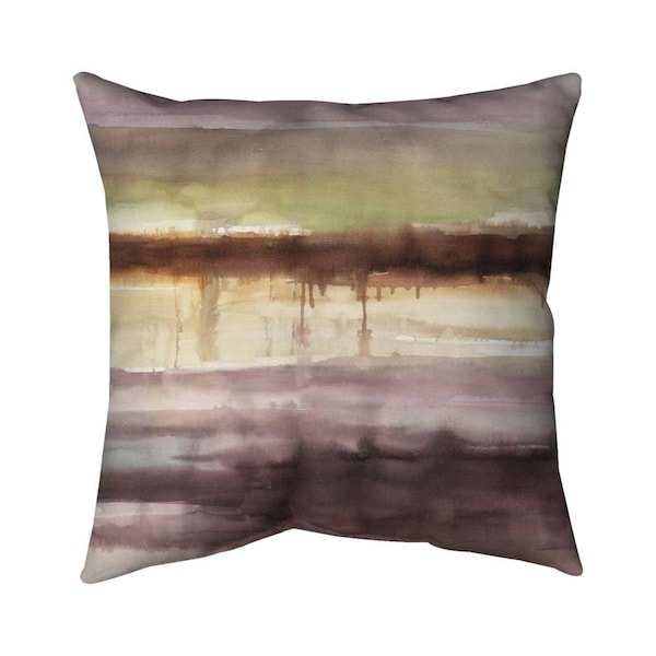 Begin Home Decor 20 x 20 in. Stripes-Double Sided Print Indoor Pillow - 5541-2020-AB81