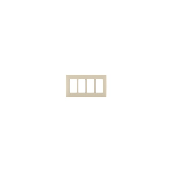 Leviton WALLPLATES RENU 4 GANG WPLT WHISPERING WHEAT - REWP4-WG