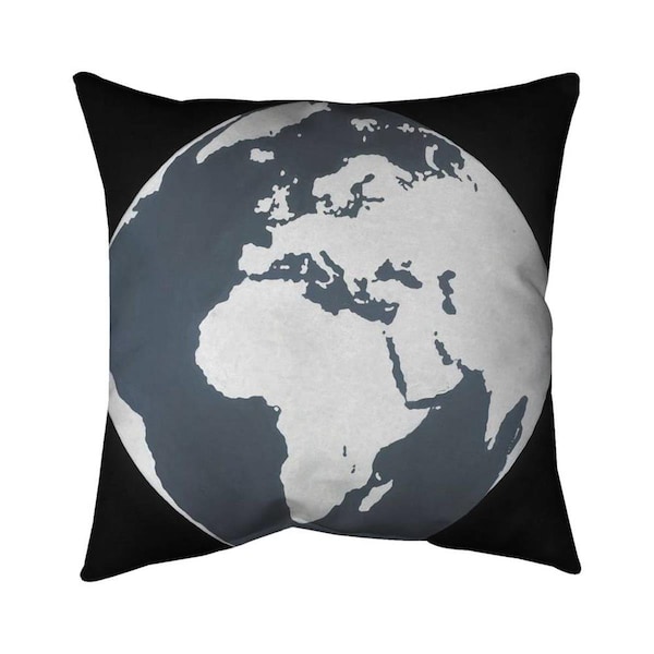 Begin Home Decor 26 x 26 in. Earth-Double Sided Print Indoor Pillow - 5541-2626-TV11
