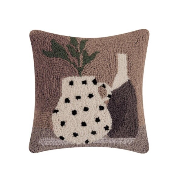 Puesta En Escena 12 x 12 in. Vase & Plant Polyester Filler Hook Pillow, 2PK - PU3691853