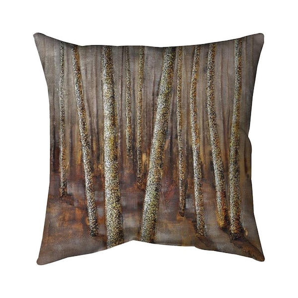 Fondo 20 x 20 in. Forest-Double Sided Print Indoor Pillow - FO2793054