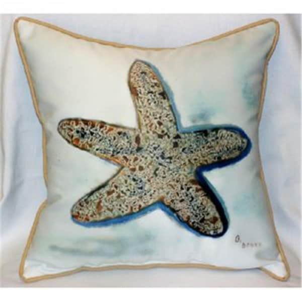 Betsy Drake Betsys Starfish Throw Pillow- 22 x 22 in. - ZP604