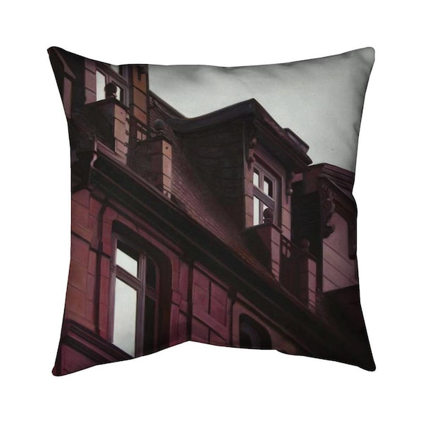 Fondo 20 x 20 in. Architectural Building-Double Sided Print Indoor Pillow - FO2798003