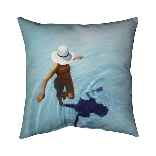 Begin Home Decor 20 x 20 in. on Vacation-Double Sided Print Indoor Pillow - 5541-2020-FI64