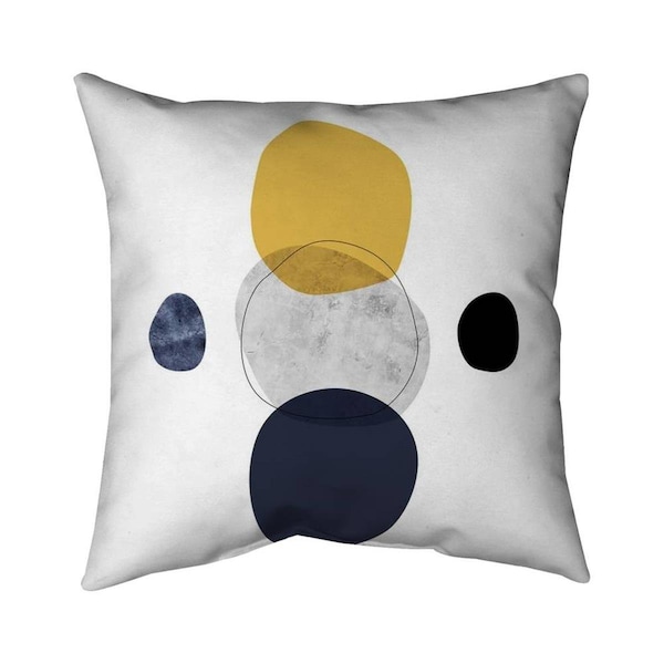 Begin Home Decor 20 x 20 in. Spheres-Double Sided Print Indoor Pillow - 5541-2020-AB111