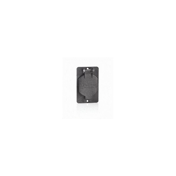 Leviton Power Distribution Units Pdus Coverplate Single-Gang Flip-Lid 1.56 - 3058-E