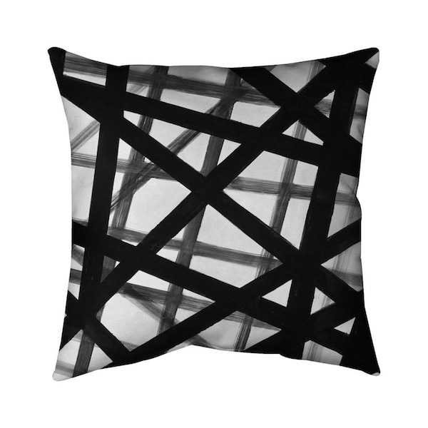 Fondo 20 x 20 in. Abstract Bold Lines-Double Sided Print Indoor Pillow - FO2792851