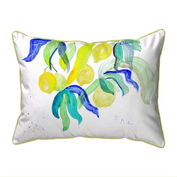 Betsy Drake Betsy Drake HJ1112 16 x 20 in. Lemon Tree Large Indoor & Outdoor Pillow - HJ1112