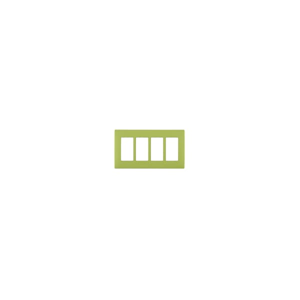 Leviton WALLPLATES RENU 4 GANG WLPLT GRANNY SMITH APPLE - REWP4-GS
