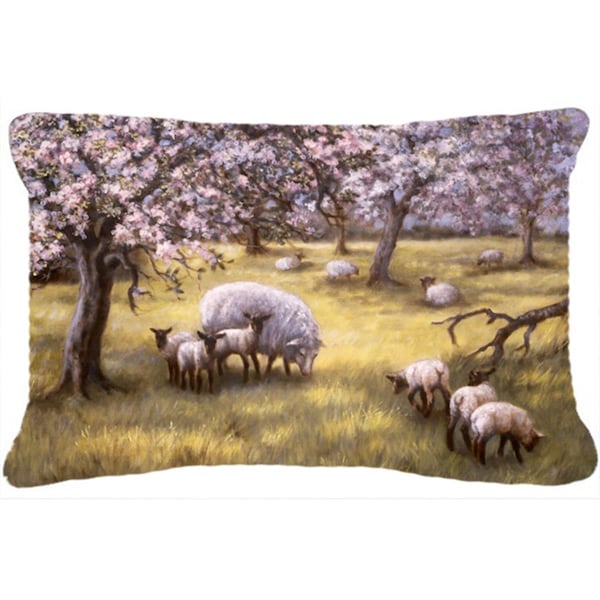 Jensendistributionservices Sheep by Daphne Baxter Fabric Decorative Pillow - MI2557297